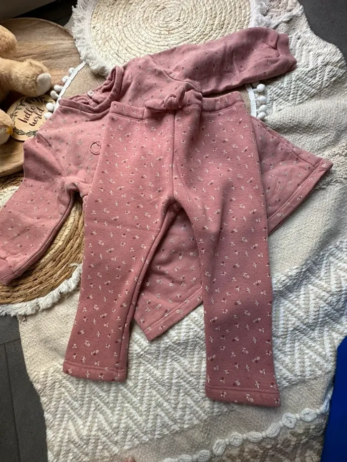 Ensemble robe et legging rose Kiabi 18M - photo numéro 3