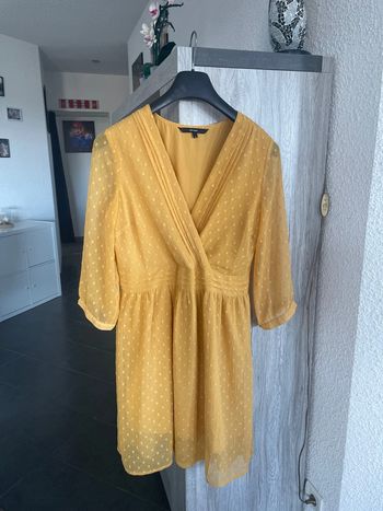 Robe moutarde vero moda