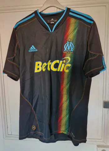 Maillot Shirt Football Adidas Olympique de Marseille OM 2010 2011 Taille L