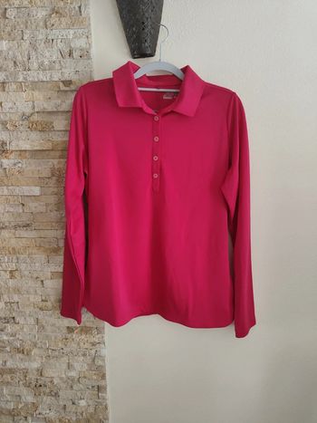 T-shirt Nike golf rose foncé