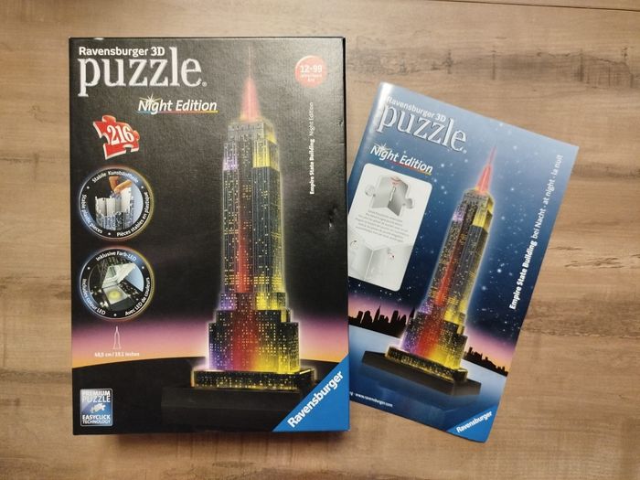 Puzzle 3D lumineux Empire State Building Night Édition Ravensburger - photo numéro 2