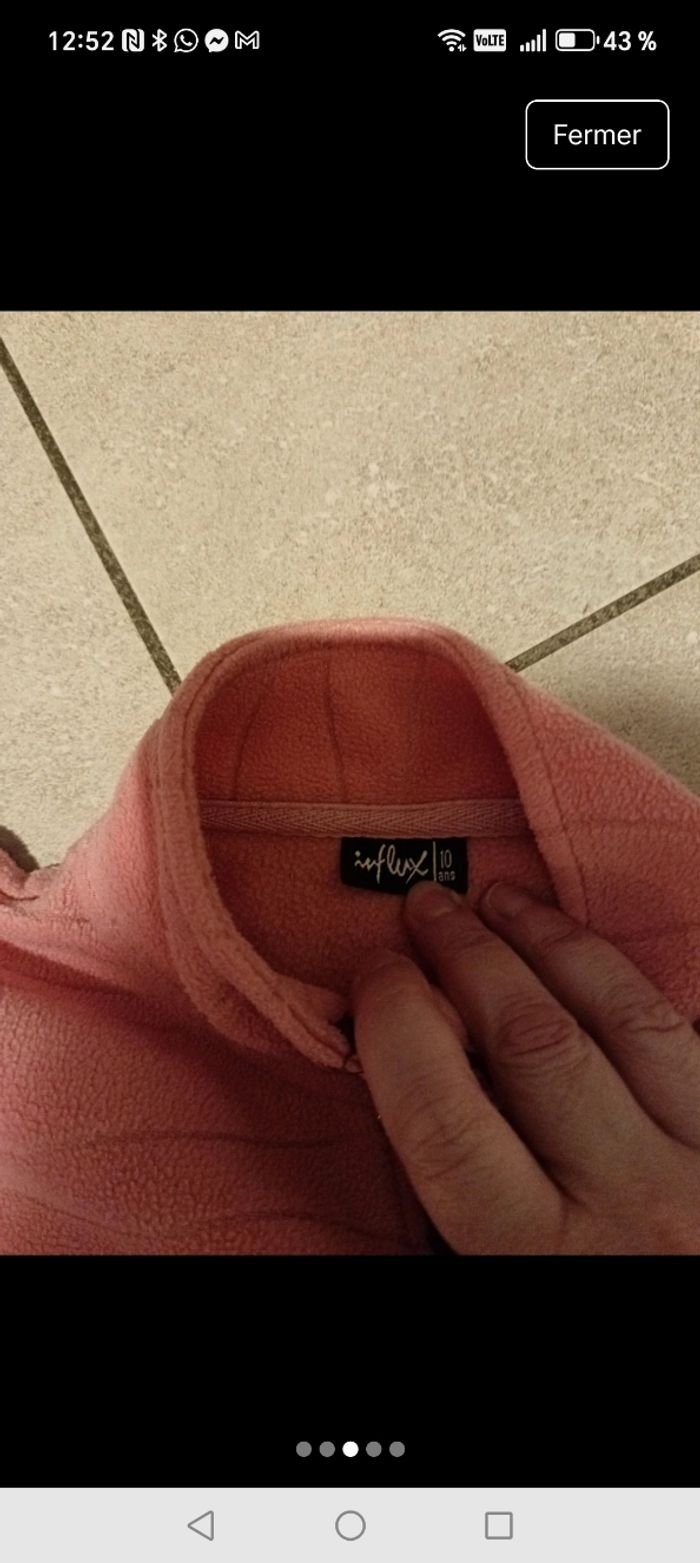 Veste polaire 10 ans - photo numéro 3