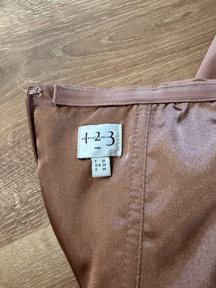 Robe maison 123 rose pale taille 36 - photo numéro 3