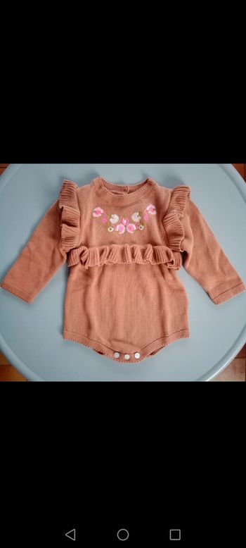 Barboteuse tricot neuve bébé 18mois