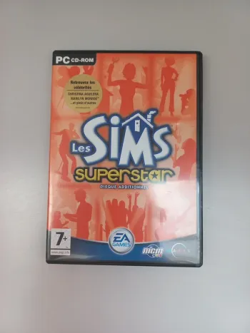 Cd-rom pc Les Sims superstar