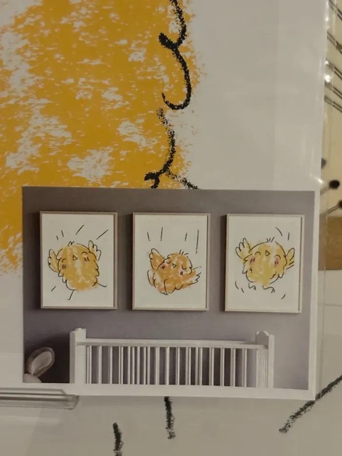 Affiches “Petits Poussins Crayonnés” pour chambre enfant - photo numéro 2