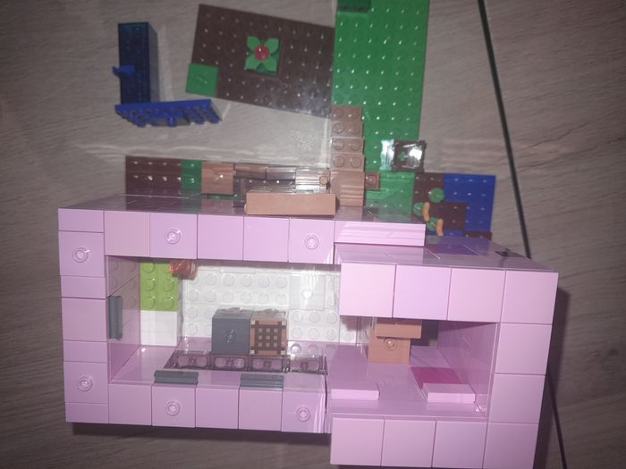 Lego minecraft maison cochon - photo numéro 3