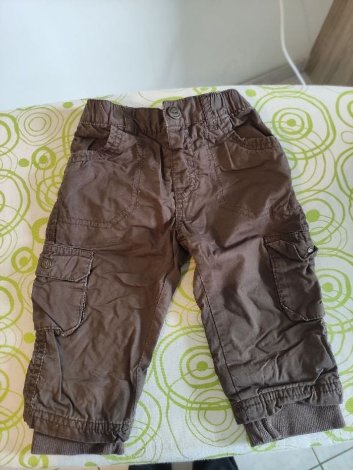 Pantalon marron doublé