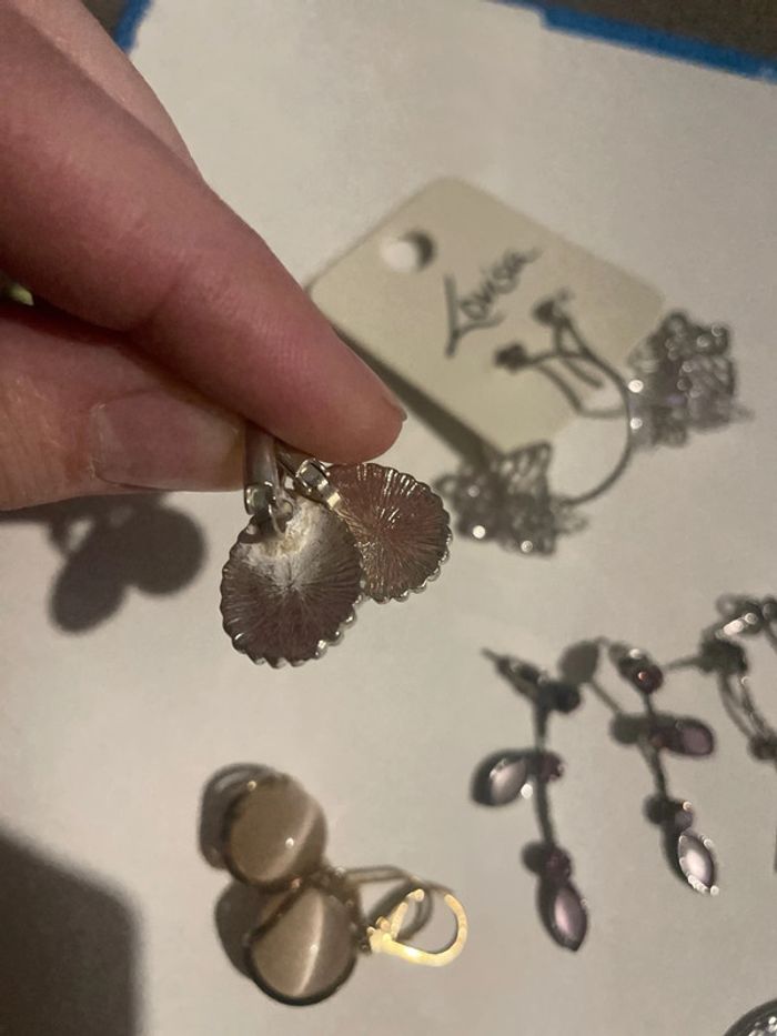Lot des 7 paire de boucles d’oreilles - photo numéro 8