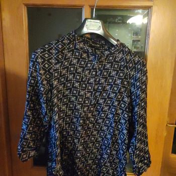 Blouse femme viscose et soie de mûrier. Massimo Dutti. Taille 40