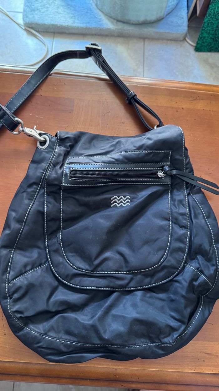 Sac noir en tissus