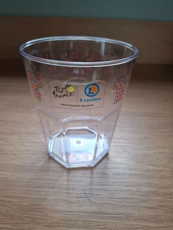 Verre publicitaire Tour de France/E.Leclerc neuf