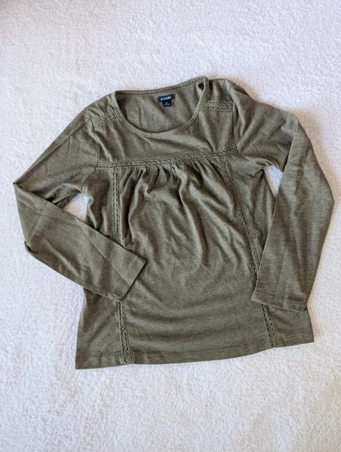 🌿 T-shirt vert Kiabi – 6 ans - photo numéro 2