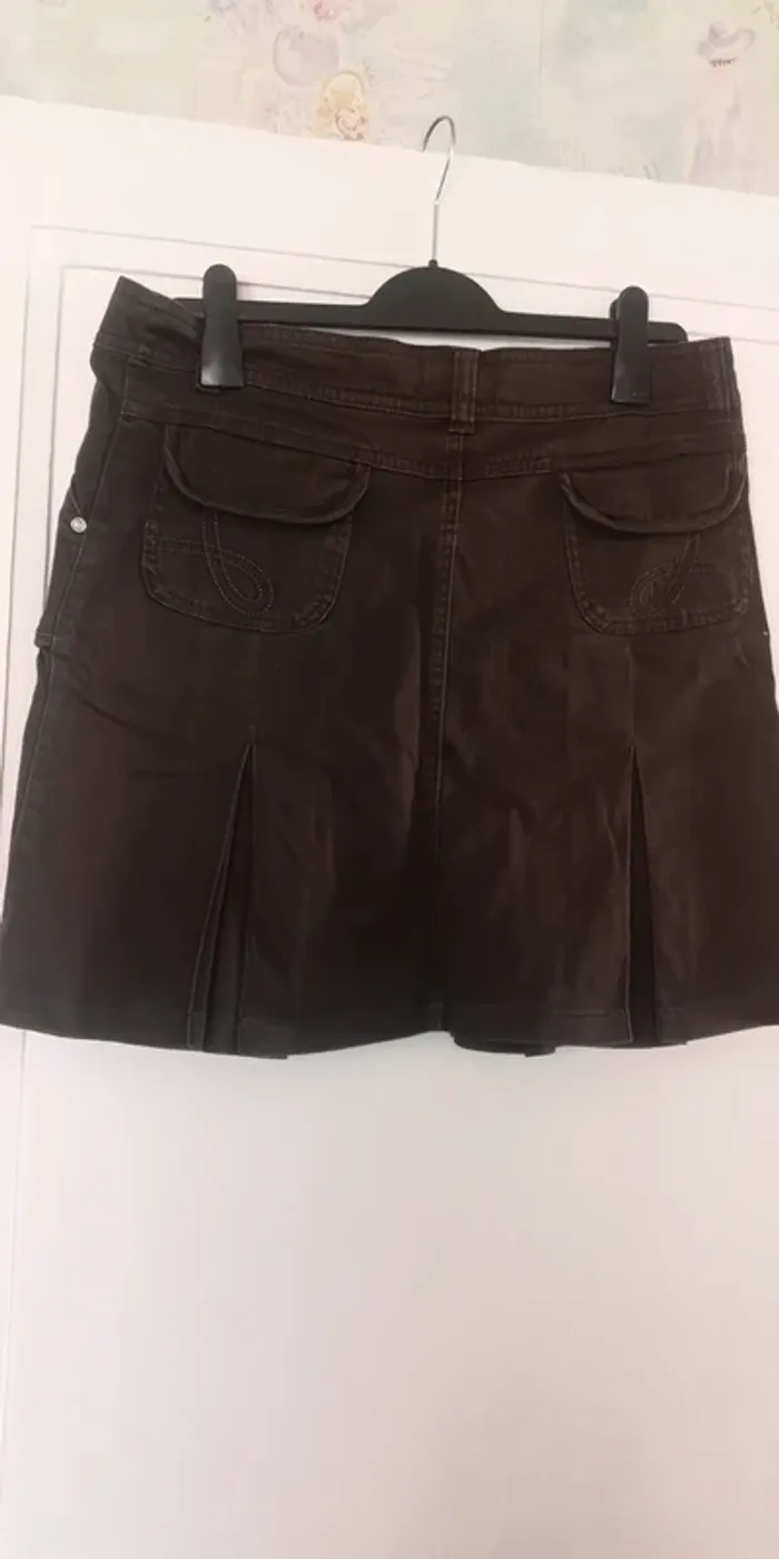 Jupe marron jennyfer taille 40 - photo numéro 2