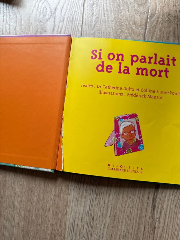 Livre dolto si on parlait de la mort - photo numéro 3