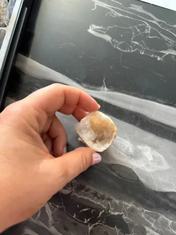 Géode de cristal de roche