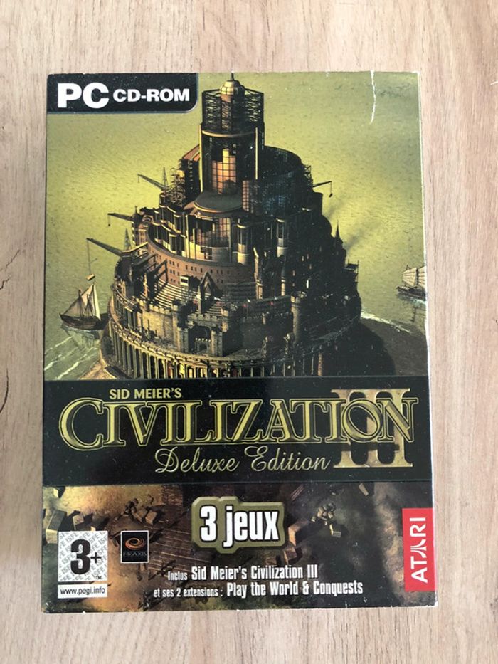 Jeux pc Civilzation III 3 deluxe edition - photo numéro 1