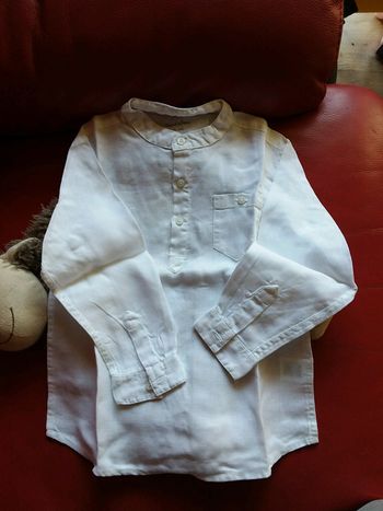 Elegante chemise en lin