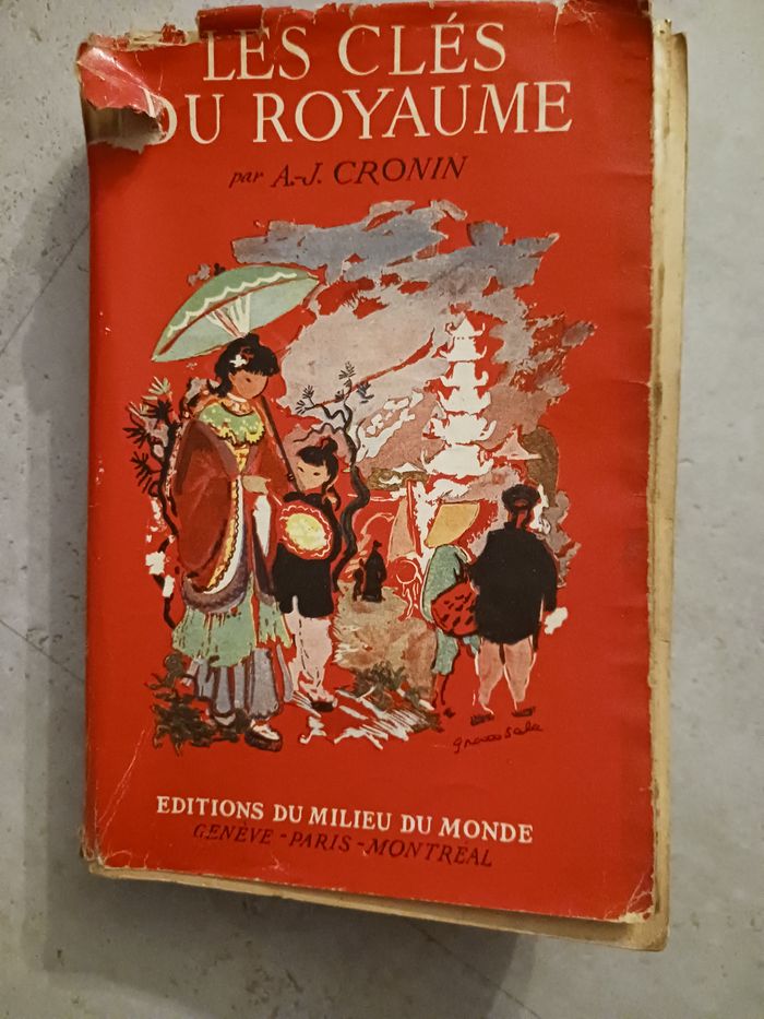 livre ancien les clés du royaume AJ Cronin