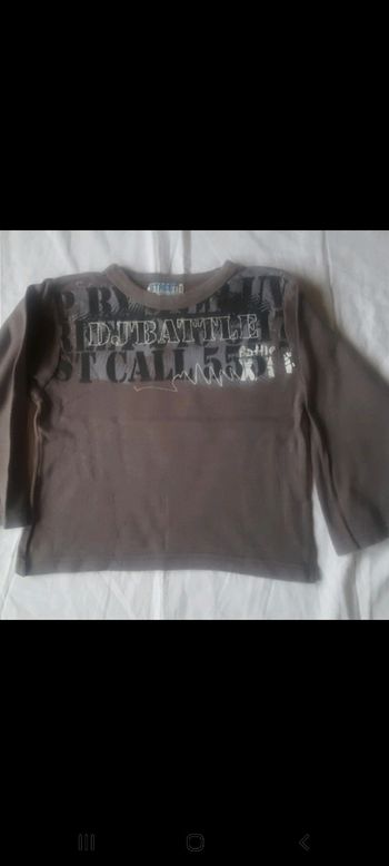 T-shirt gris street garçon 4 ans