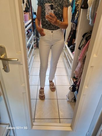 Jean blanc Bonobo taille 34