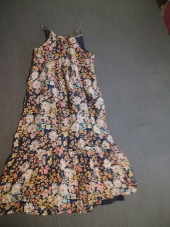 Robe longue fleurie