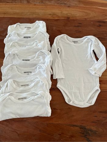 Lot de 8 bodies orchestra