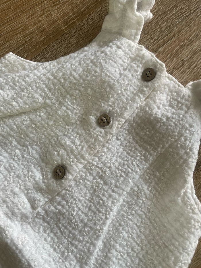 Blouse combinaison blanche Zara - photo numéro 2