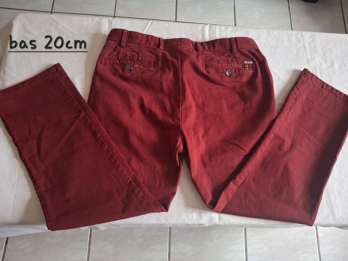 Chino bordeaux t46 - photo numéro 10