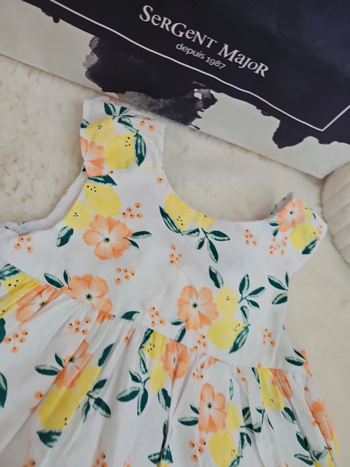 Robe citron fleurs - photo numéro 2