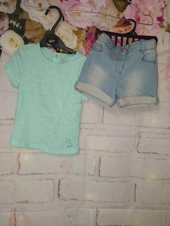 Ensemble tee shirt et short