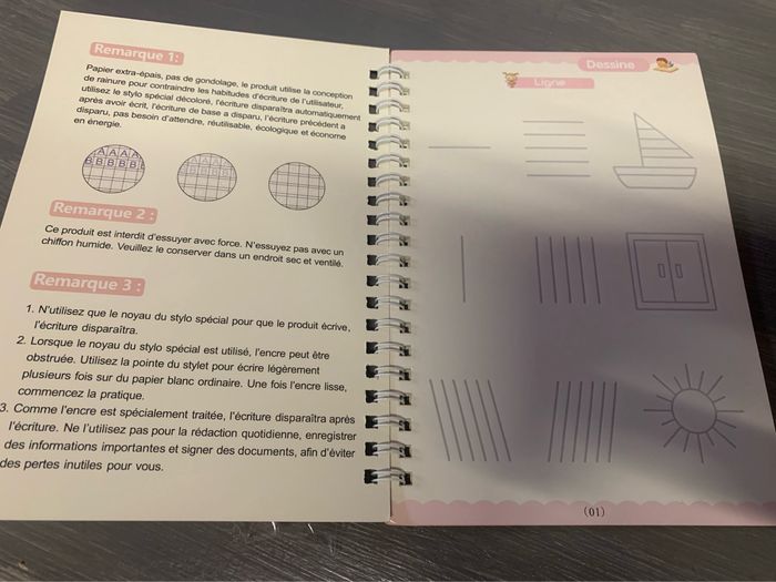 Cahier à encre magique le dessin - photo numéro 2