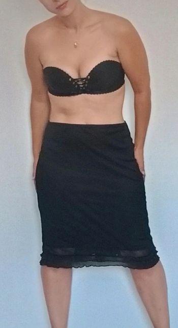 Jupe mi-longue pinup