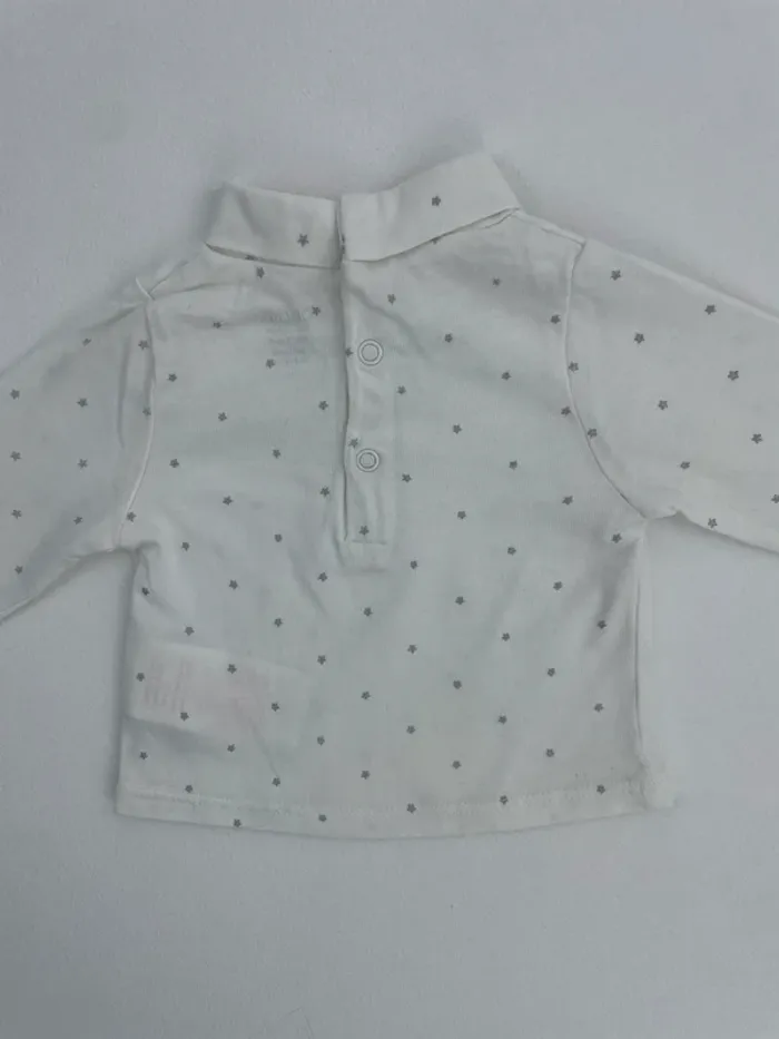 Tee-shirt manches longues - Obaibi - 1 mois (53cm) - photo numéro 3