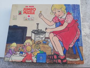 Puzzle enfant 100 pièces. Vintage. Jumbo. Dd1131