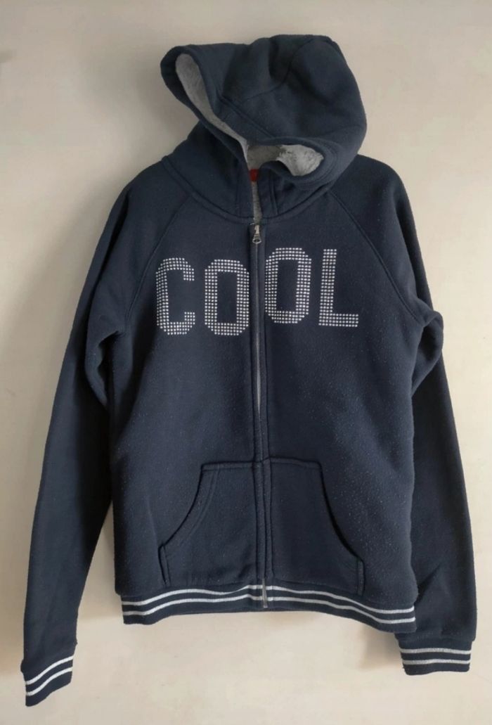 Pull doublé chaud à capuche