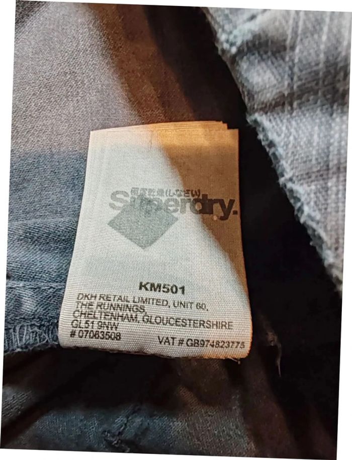 Superdry short cargo femme gris bleu taille 36 - photo numéro 6
