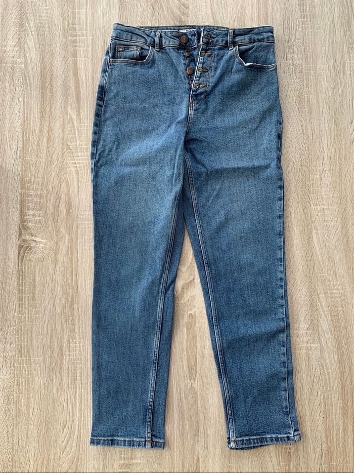 Jean bleu mom