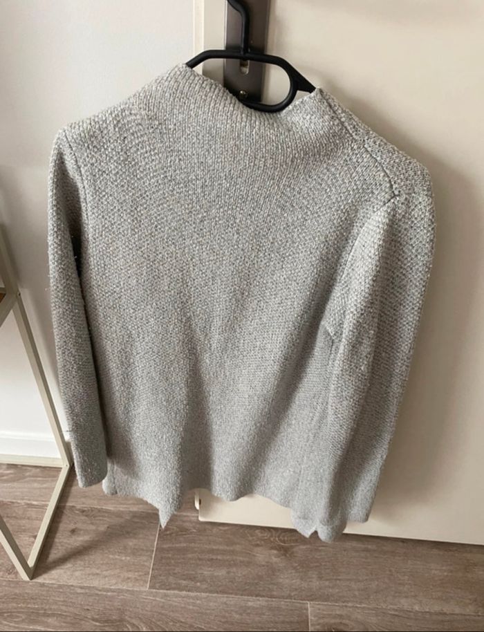 Gilet gris long - photo numéro 2