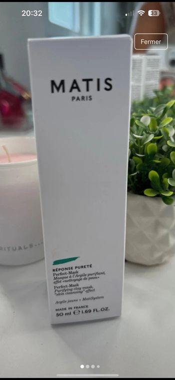 Masque pureté Matis