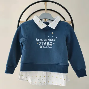4 ans pull sweat bi matière a col lee cooper