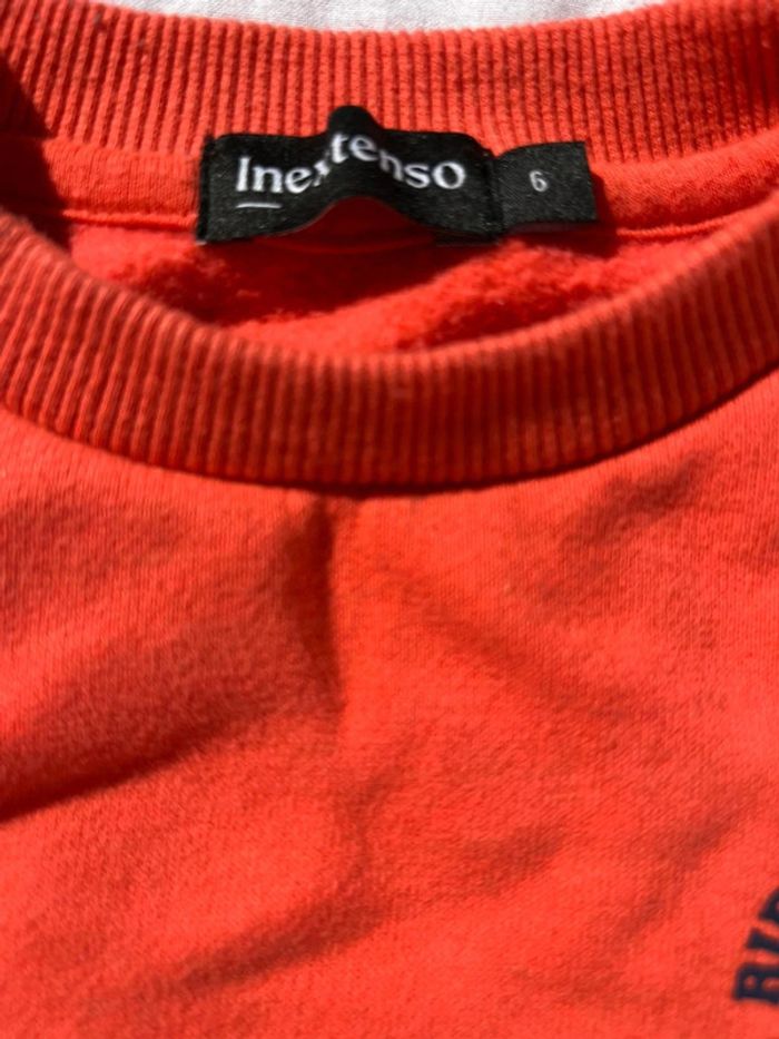 Pull in extenso 6 ans orange - photo numéro 3
