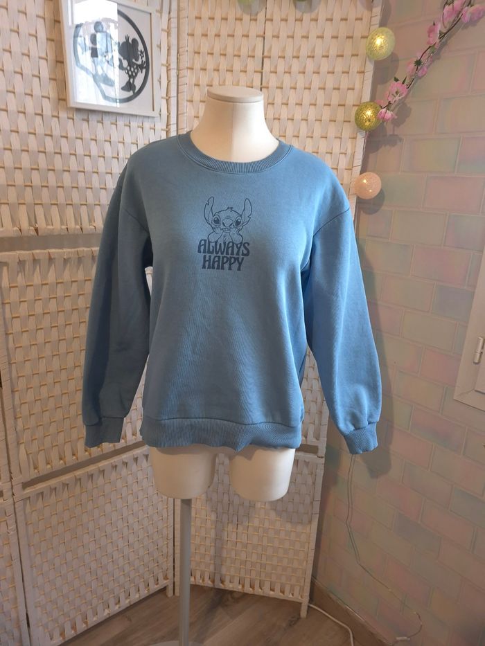 💙joli sweat Disney Stitch "Always Happy" femme TM / 36