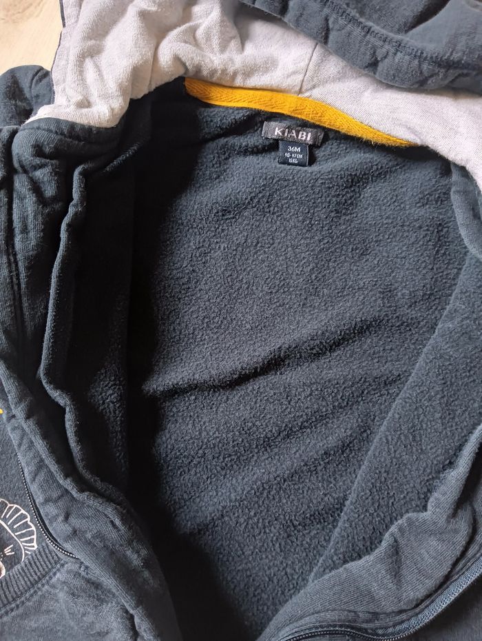 Sweat zippé Kiabi 36 mois - photo numéro 6