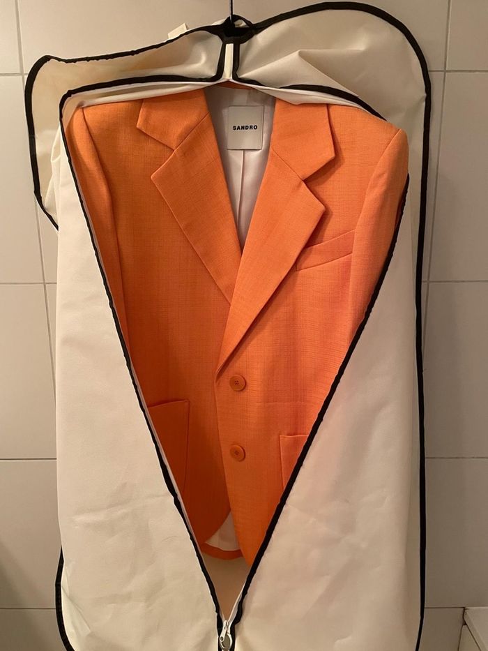 Veste Sandro orange - photo numéro 4