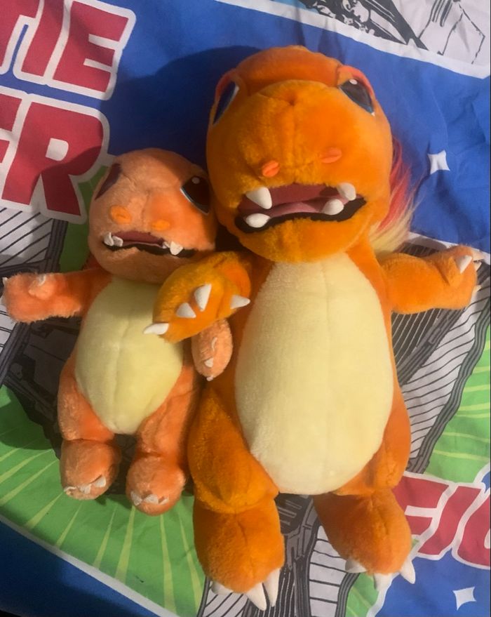 2 peluche salameche pokemon - photo numéro 2