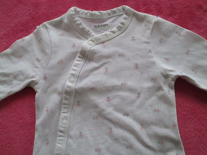 Pyjama coton fleurs roses - photo numéro 2