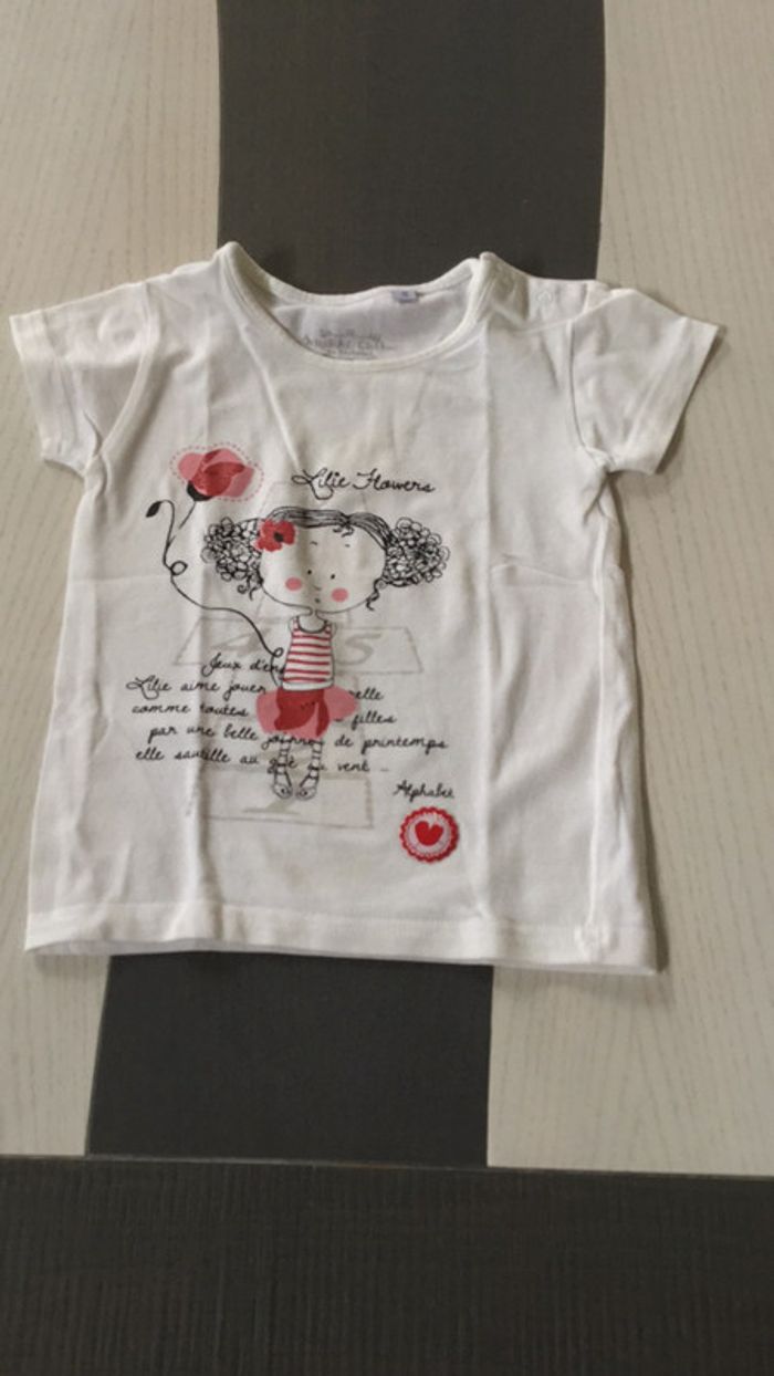 Tee shirt Alphabet 18m