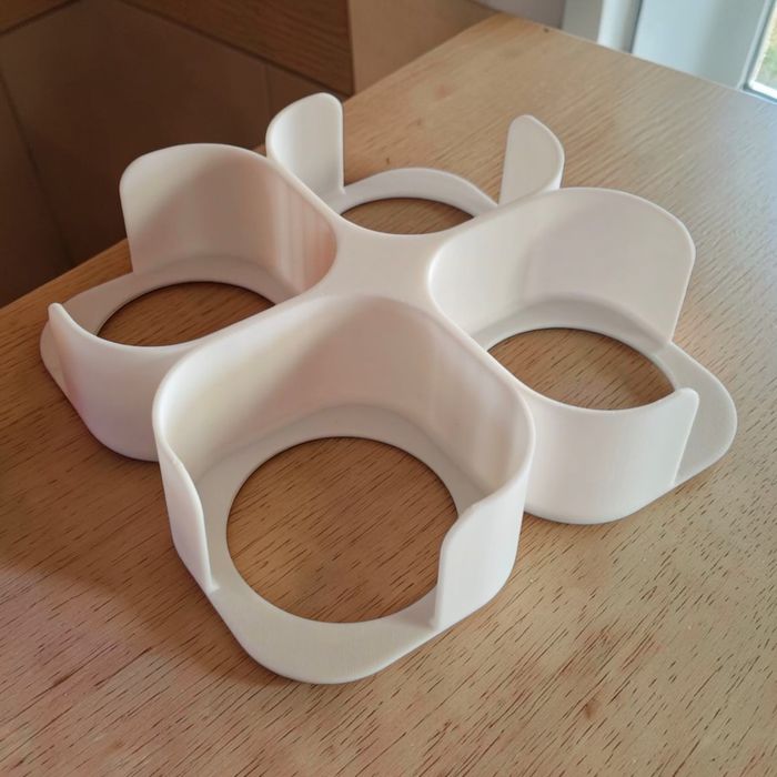 Rangement Bleu et Blanc 12 pots & 12 couvercles Multidélices - photo numéro 4