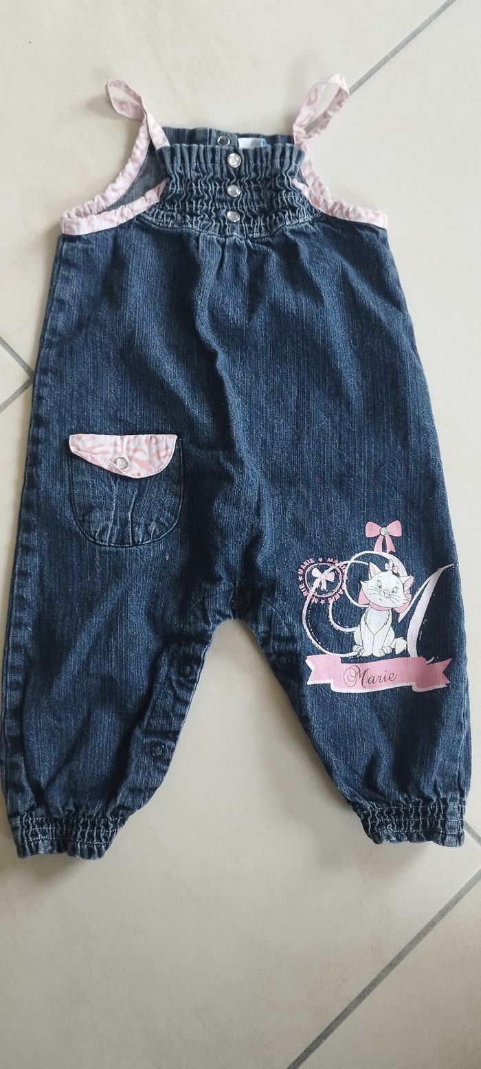 Salopette disney Marie 12 mois